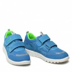 Chaussures Basses Sneakers Superfit - 1-006194-8400 D Hellblau/Grün Bleu -Superfit Soldes 05 0000300509098 rz