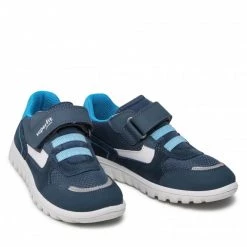 Chaussures Basses Sneakers SUPERFIT - 1-006195-8030 D Blau/Türkis Bleu Marine -Superfit Soldes 05 0000300509180 rz