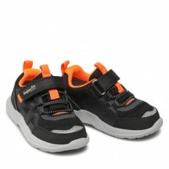 Chaussures Basses Sneakers Superfit - GORE-TEX 1-006219-0010 M Schwarz/Orange Noir -Superfit Soldes 05 0000300509371 rz