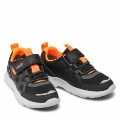 Chaussures Basses Sneakers Superfit - GORE-TEX 1-006219-0010 D Schwarz/Orange Noir -Superfit Soldes 05 0000300509395 rz