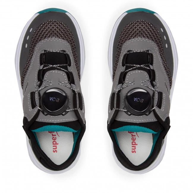 Chaussures Basses Sneakers Superfit - 1-009526-2000 M Grau/Grün Gris 7 Chaussures Basses Sneakers Superfit - 1-009526-2000 M Grau/Grün Gris – Image 5