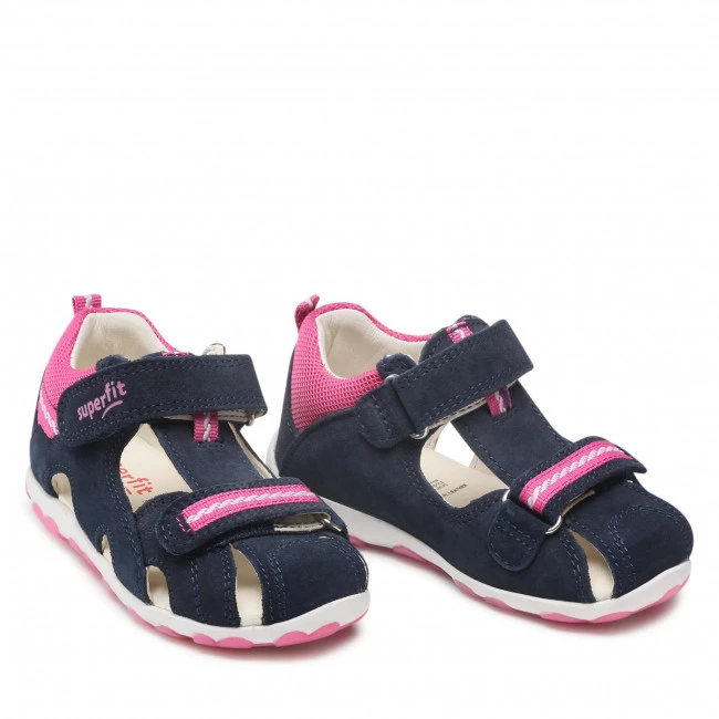 Mules Et Sandales Sandales Superfit - 1-600036-8000 S Blau/Rosa Bleu Marine, Multicolore 7 Mules Et Sandales Sandales Superfit - 1-600036-8000 S Blau/Rosa Bleu Marine, Multicolore – Image 5