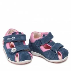 Mules Et Sandales Sandales SUPERFIT - 1-609037-8010 M Blau/Rosa Bleu Marine -Superfit Soldes 05 0000300511336 rz