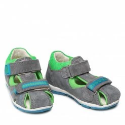 Mules Et Sandales Sandales SUPERFIT - 1-609145-2520 S Hellgrau/Grun Gris -Superfit Soldes 05 0000300511510 rz