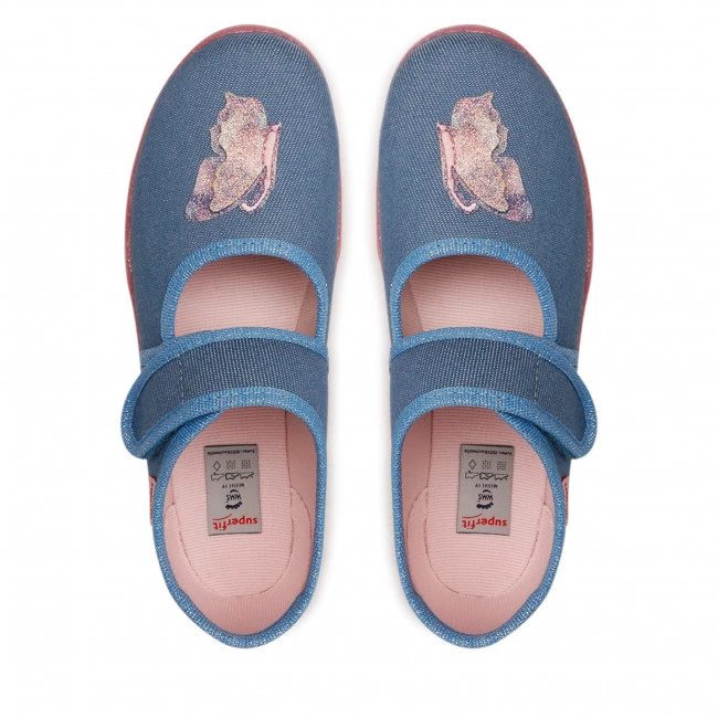 Chaussures Basses Superfit - 1-000281-8020 S Blau/Rosa Bleu 7 Chaussures Basses Superfit - 1-000281-8020 S Blau/Rosa Bleu – Image 5