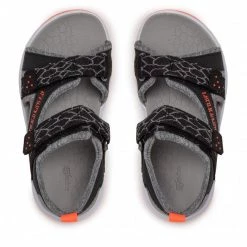 Mules Et Sandales Sandales Superfit - 1-000581-0000 M Schwarz/Orange Noir, Multicolore -Superfit Soldes 05 0000300728581 mk