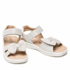 Mules Et Sandales Sandales Superfit - 1-009010-1000 S Weiß Argent -Superfit Soldes 05 0000300729281 rz