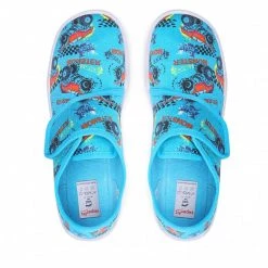 Mules Et Sandales Chaussons SUPERFIT - 1-006273-8400 S Blau/Mehrfarbig Turquoise -Superfit Soldes 05 0000301550426 rz