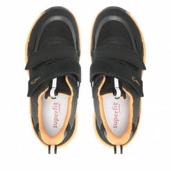 Chaussures Basses Sneakers SUPERFIT - GORE-TEX 1-000236-0010 D Schwarz/Orange Noir -Superfit Soldes 05 0000301570288 rz