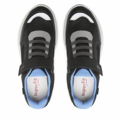 Chaussures Basses Sneakers SUPERFIT - GORE-TEX 1-006225-0000 DD Schwarz/Hellblau Noir -Superfit Soldes 05 0000301572480 rz