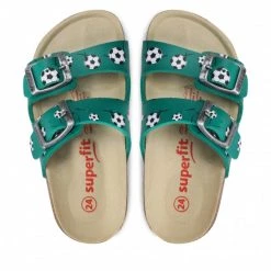 Mules Et Sandales Mules / Sandales De Bain SUPERFIT - 1-800111-7500 M Grün Vert -Superfit Soldes 05 0000301573845 rz