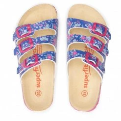 Mules Et Sandales Mules / Sandales De Bain SUPERFIT - 1-800113-8070 S Blau/Mehrfarbig Multicolore, Bleu -Superfit Soldes 05 0000301574095 bs