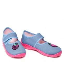 Mules Et Sandales Chaussons Superfit - 1-000280-8030 S Blau/Pink Bleu -Superfit Soldes 06 0000300444542 rz
