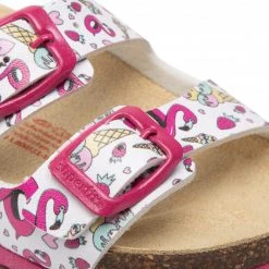 Mules Et Sandales Mules / Sandales De Bain Superfit - 1-800111-1030 M Weiss/Pink Blanc, Multicolore -Superfit Soldes 06 0000300444689 mk