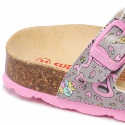 Mules Et Sandales Mules / Sandales De Bain SUPERFIT - 1-800111-2070 M Grau/Rosa Gris -Superfit Soldes 06 0000300444795 rz