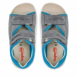 Mules Et Sandales Sandales Superfit - 1-000033-2500 S Hellgrau/Türkis Gris -Superfit Soldes 06 0000300507414 rz
