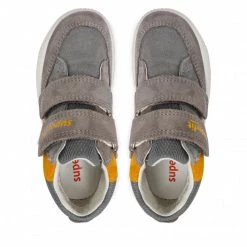 Chaussures Basses Sneakers SUPERFIT - 1-000357-2500 S Grau/Gelb Gris -Superfit Soldes 06 0000300508015 rz