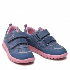 Chaussures Basses Sneakers Superfit - 1-006194-8060 S Blau/Rosa Bleu Marine -Superfit Soldes 06 0000300509050 rz