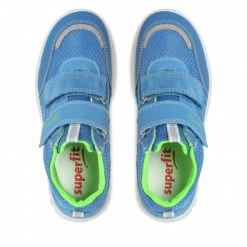 Chaussures Basses Sneakers Superfit - 1-006194-8400 D Hellblau/Grün Bleu -Superfit Soldes 06 0000300509098 rz