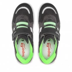 Chaussures Basses Sneakers SUPERFIT - 1-006195-2000 D Grau/Hellgrun Gris -Superfit Soldes 06 0000300509128 rz