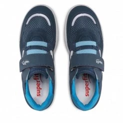 Chaussures Basses Sneakers SUPERFIT - 1-006195-8030 D Blau/Türkis Bleu Marine -Superfit Soldes 06 0000300509180 rz