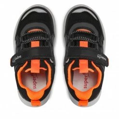 Chaussures Basses Sneakers Superfit - GORE-TEX 1-006219-0010 M Schwarz/Orange Noir -Superfit Soldes 06 0000300509371 rz
