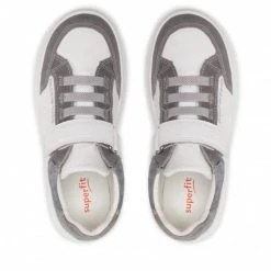 Chaussures Basses Sneakers Superfit - 1-006457-1000 M Weiss/Hellgrau Blanc -Superfit Soldes 06 0000300509807 ks