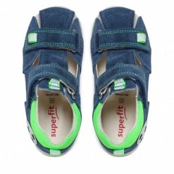 Mules Et Sandales Sandales Superfit - 1-609142-8020 S Blau/Gellgrün Multicolore, Bleu -Superfit Soldes 06 0000300511466 rz