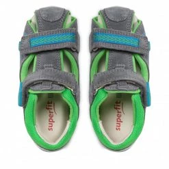 Mules Et Sandales Sandales SUPERFIT - 1-609145-2520 S Hellgrau/Grun Gris -Superfit Soldes 06 0000300511510 rz