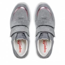 Chaussures Basses Sneakers Superfit - 1-009182-2500 S Hellgrau Gris -Superfit Soldes 06 0000300511671 rz