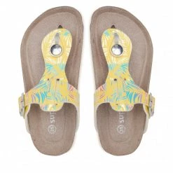 Mules Et Sandales Tongs Superfit - 1-000125-6010 M Gelb/Silber Jaune -Superfit Soldes 06 0000300727829 rz