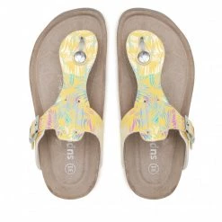 Mules Et Sandales Tongs Superfit - 1-00012-6010 S Gelb/Silber Jaune -Superfit Soldes 06 0000300727843 rz