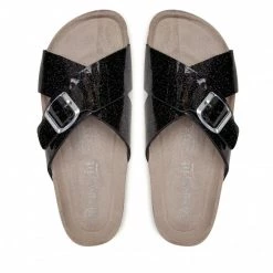 Mules Et Sandales Mules / Sandales De Bain Superfit - 1-000130-0000 S Schwarz/Silber Noir -Superfit Soldes 06 0000300727959 rz