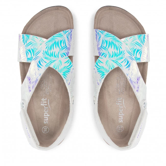 Mules Et Sandales Sandales Superfit - 1-00013-1000 D Weiss/Silber Blanc 8 Mules Et Sandales Sandales Superfit - 1-00013-1000 D Weiss/Silber Blanc – Image 6