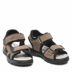 Mules Et Sandales Sandales Superfit - 1-00018-7000 M Grun/Schwarz Marron -Superfit Soldes 06 0000300728284 rz