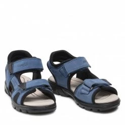 Mules Et Sandales Sandales Superfit - 1-00018-8000 S Blau/Schwarz Bleu -Superfit Soldes 06 0000300728314 rz