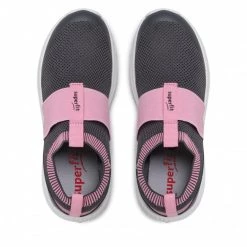 Chaussures Basses Sneakers Superfit - 1-000314-2020 D Grau/Rosa Gris -Superfit Soldes 06 0000300728451 rz