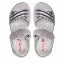 Mules Et Sandales Sandales Superfit - 1-006135-9000 D Silber/Hellgrau Argent, Gris -Superfit Soldes 06 0000300729199 rz