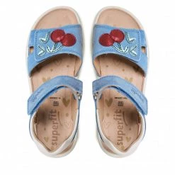 Mules Et Sandales Sandales SUPERFIT - 1-009009-8400 S Hellblau Bleu -Superfit Soldes 06 0000300729267 rz