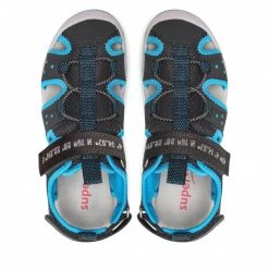 Mules Et Sandales Sandales Superfit - 1-009027-2000 S Grau/Hellblau Gris -Superfit Soldes 06 0000300729373 rz