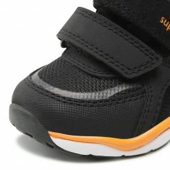 Chaussures Basses Sneakers SUPERFIT - GORE-TEX 1-000236-0010 M Schwarz/Orange Noir -Superfit Soldes 06 0000301570233 rz