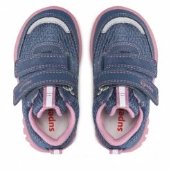 Chaussures Basses Sneakers Superfit - 1-006194-8060 M Blau/Rosa Bleu Marine, Rose -Superfit Soldes 07 0000300508985 rz