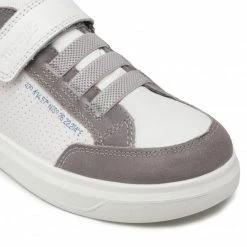 Chaussures Basses Sneakers Superfit - 1-006457-1000 S Weiss/Hellgrau Blanc, Gris -Superfit Soldes 07 0000300509814 ks