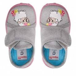 Mules Et Sandales Chaussons Superfit - 1-009254-2030 Grau/Weiss Gris -Superfit Soldes 07 0000300700143 rz